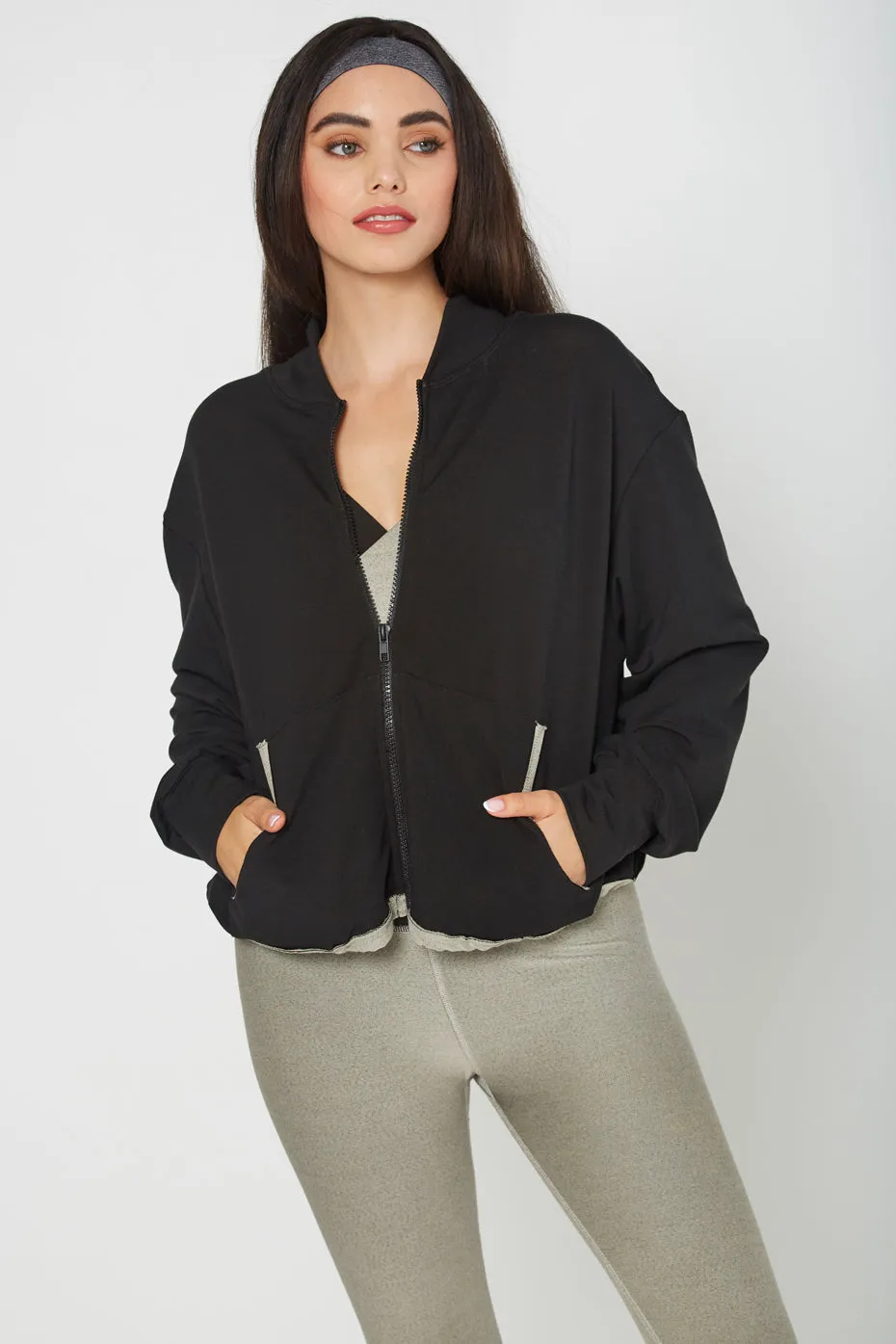 Lux Terry Crop Jacket