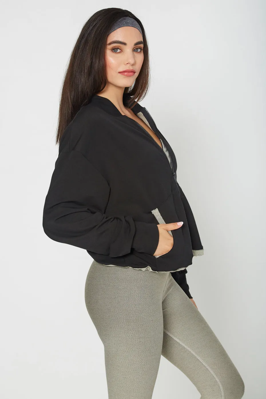 Lux Terry Crop Jacket