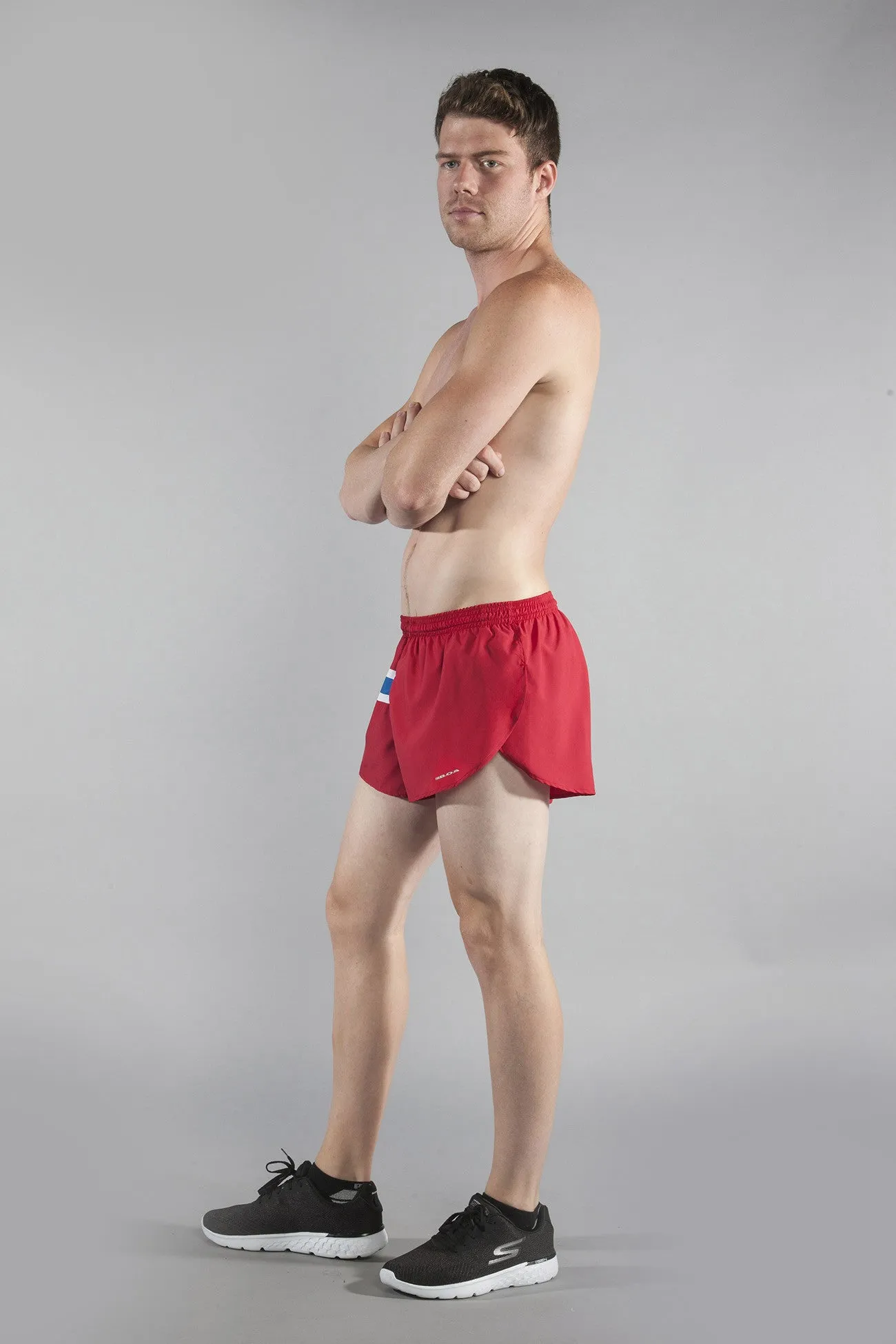 Men's 1" Elite Split Shorts- Norway