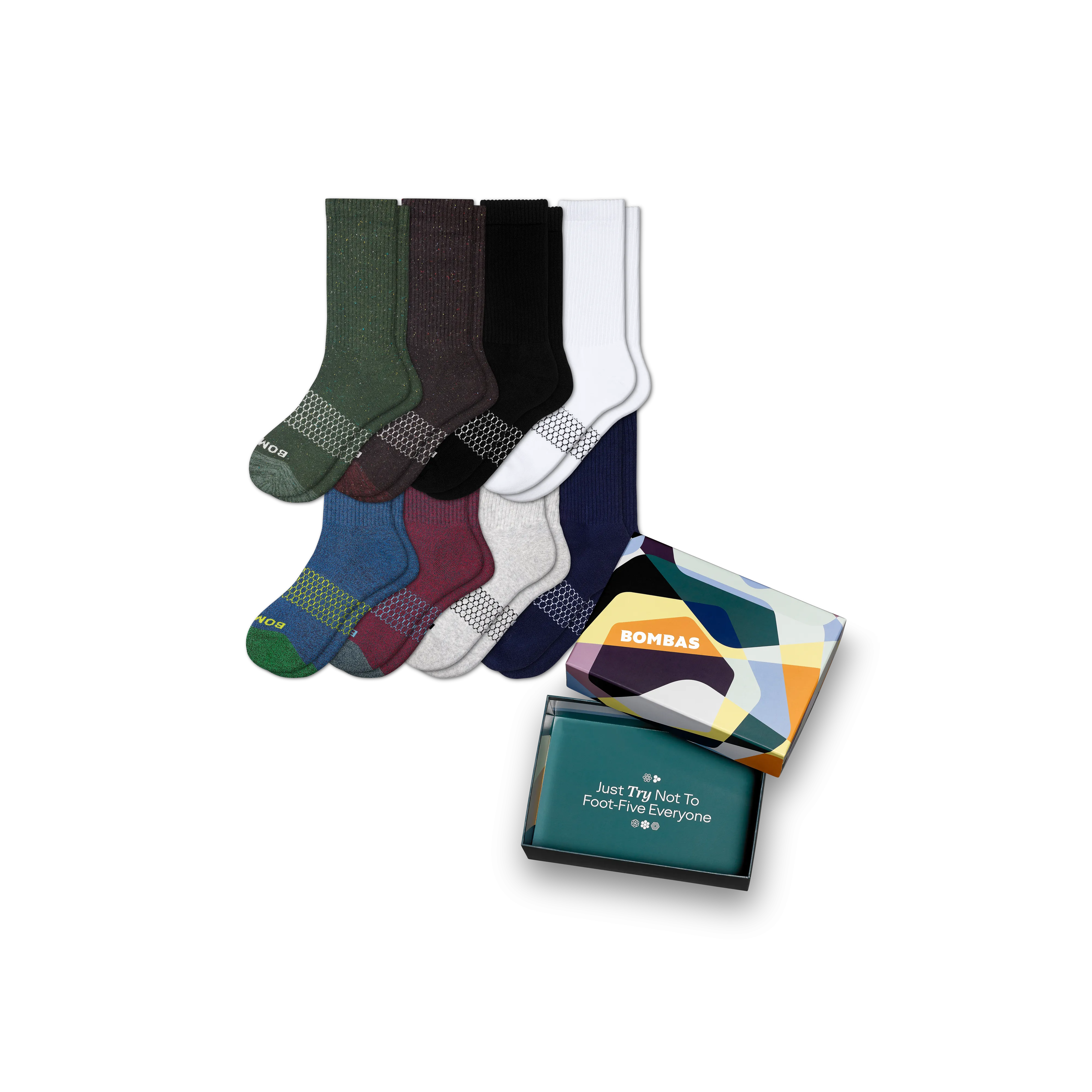 Men’s Calf Sock 8-Pack Gift Box