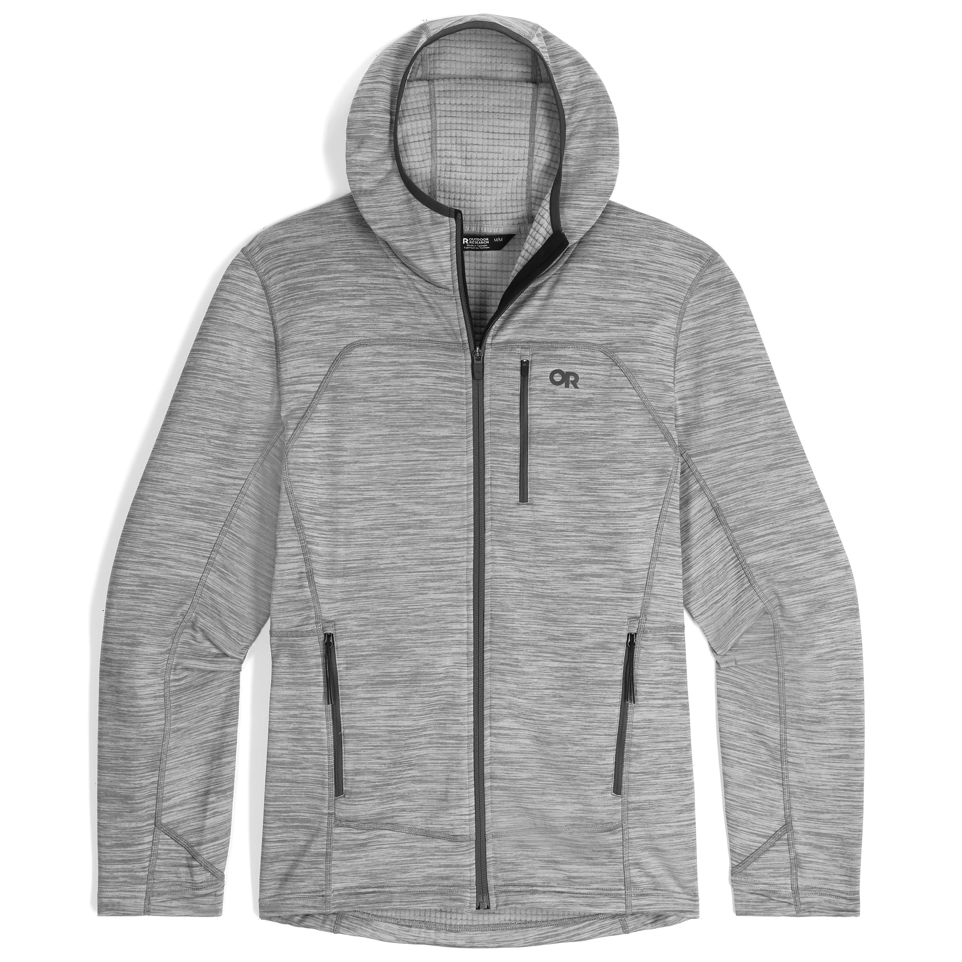 Men's Vigor Grid Fleece Full Zip Hoodie