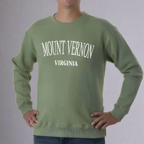 Mount Vernon Virginia - Sage Sweatshirt