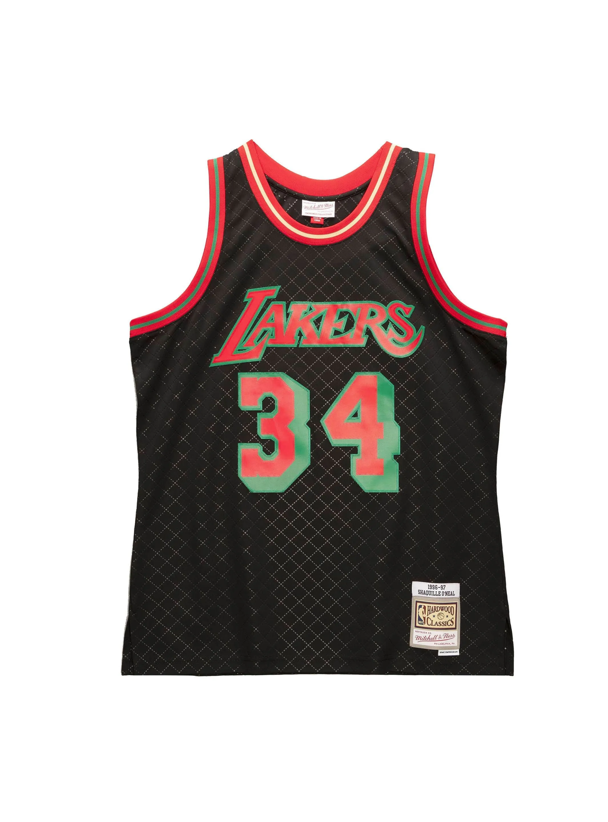 NBA Los Angeles Lakers Shaquille O'Neal 1996 Neapolitan Swingman Jersey