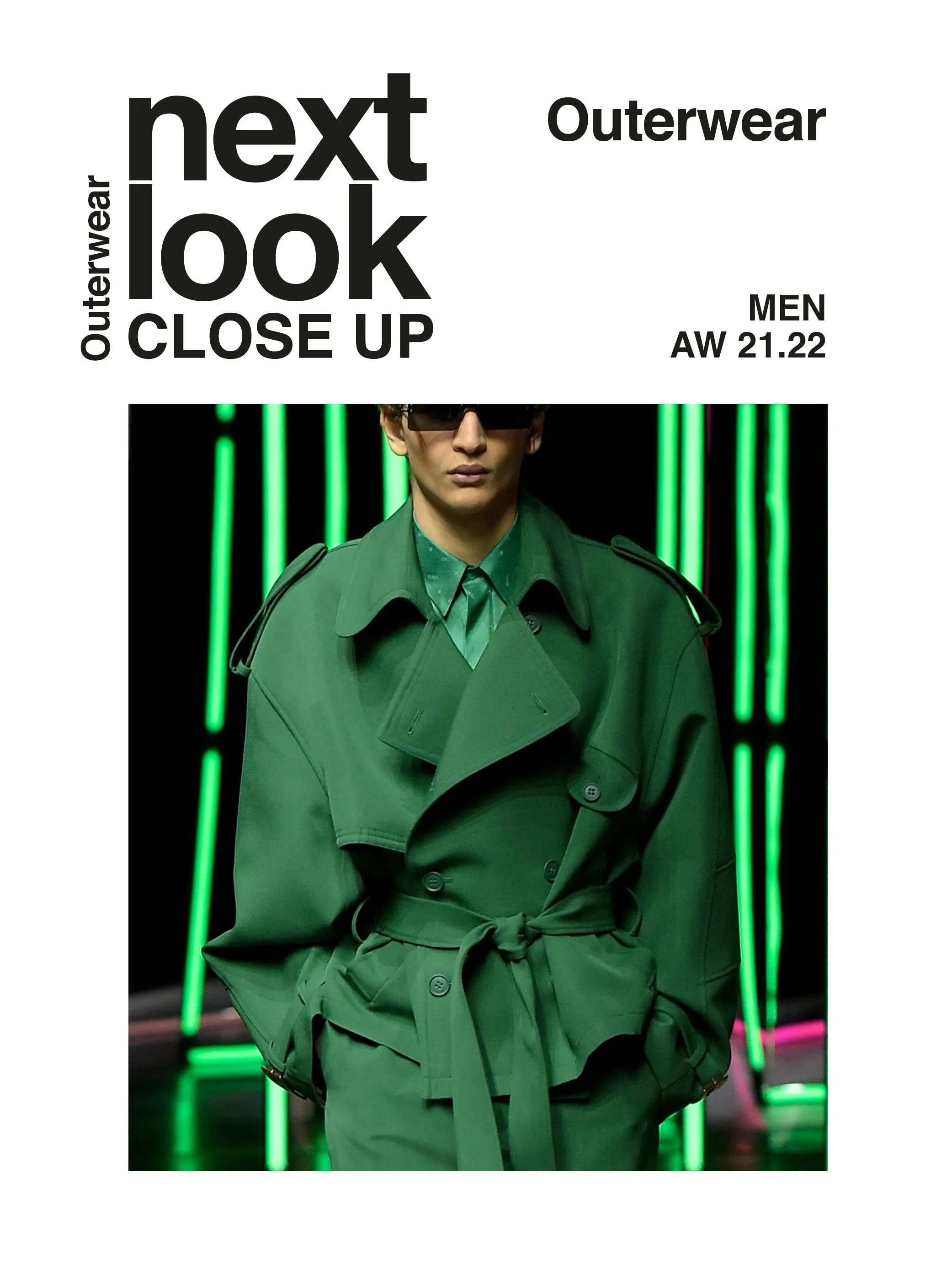 NEXT LOOK CLOSE-UP MEN's OUTERWEAR AW2021/22