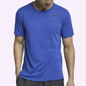 Nike - Breathe Men's Dri-FIT Training Top - Game Royal/Heather Black