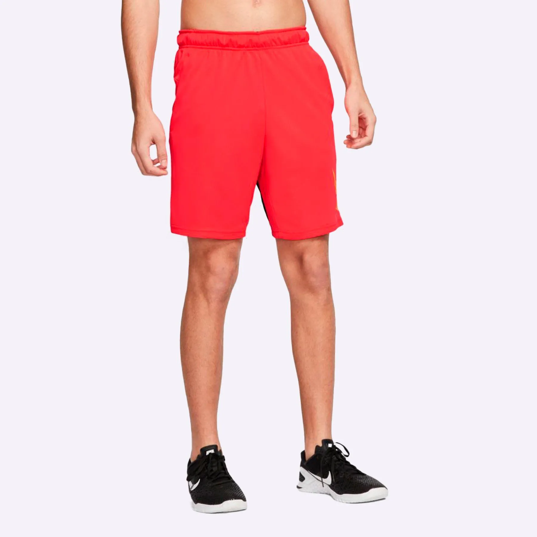 Nike - Men's Graphic Training Shorts - LASER CRIMSON/BLACK