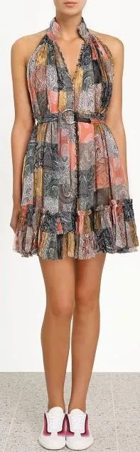 'Ninety Six' Smock Short Dress