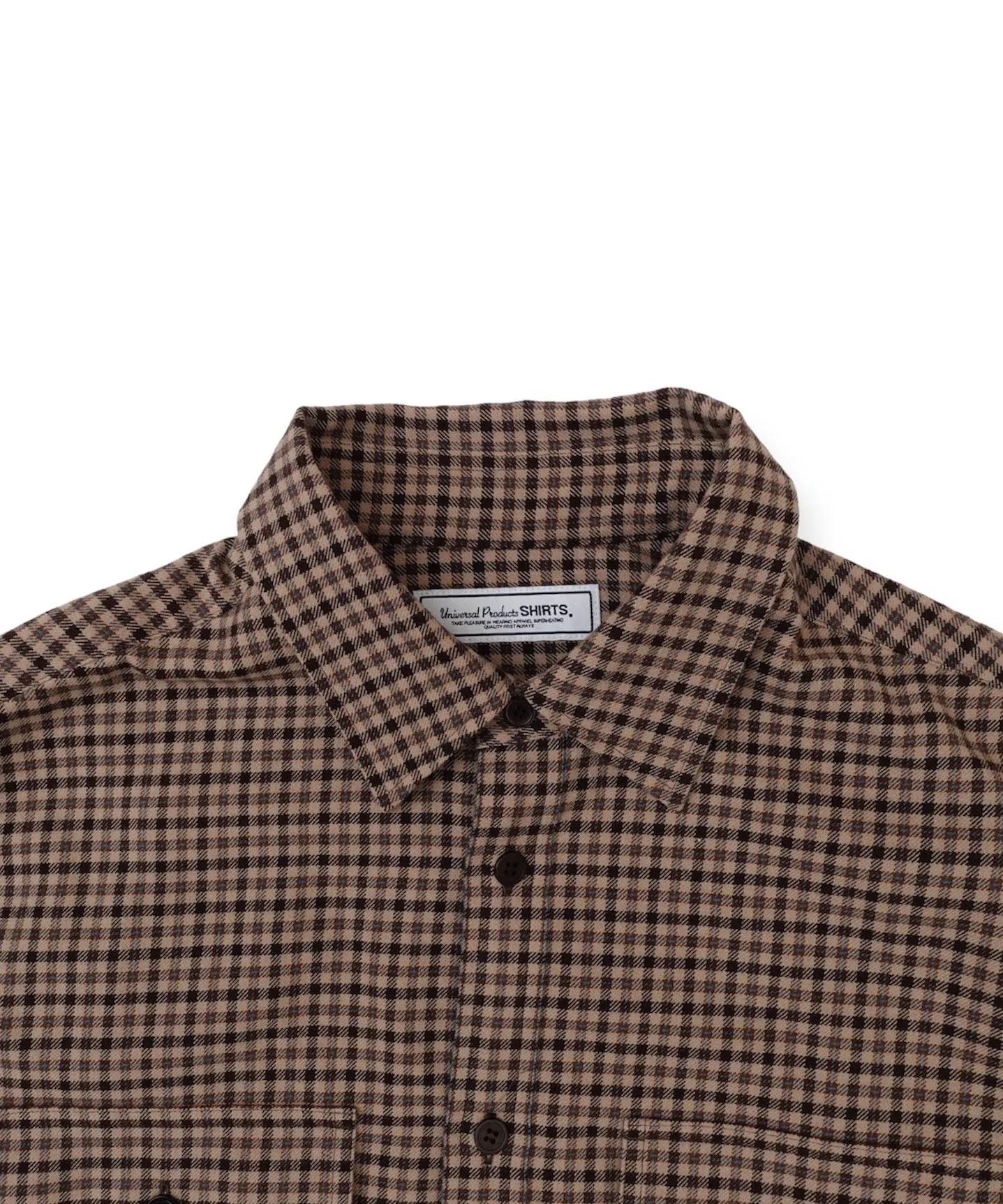 ORIGINAL CHECK L/S WORK SHIRTS "BROWN"