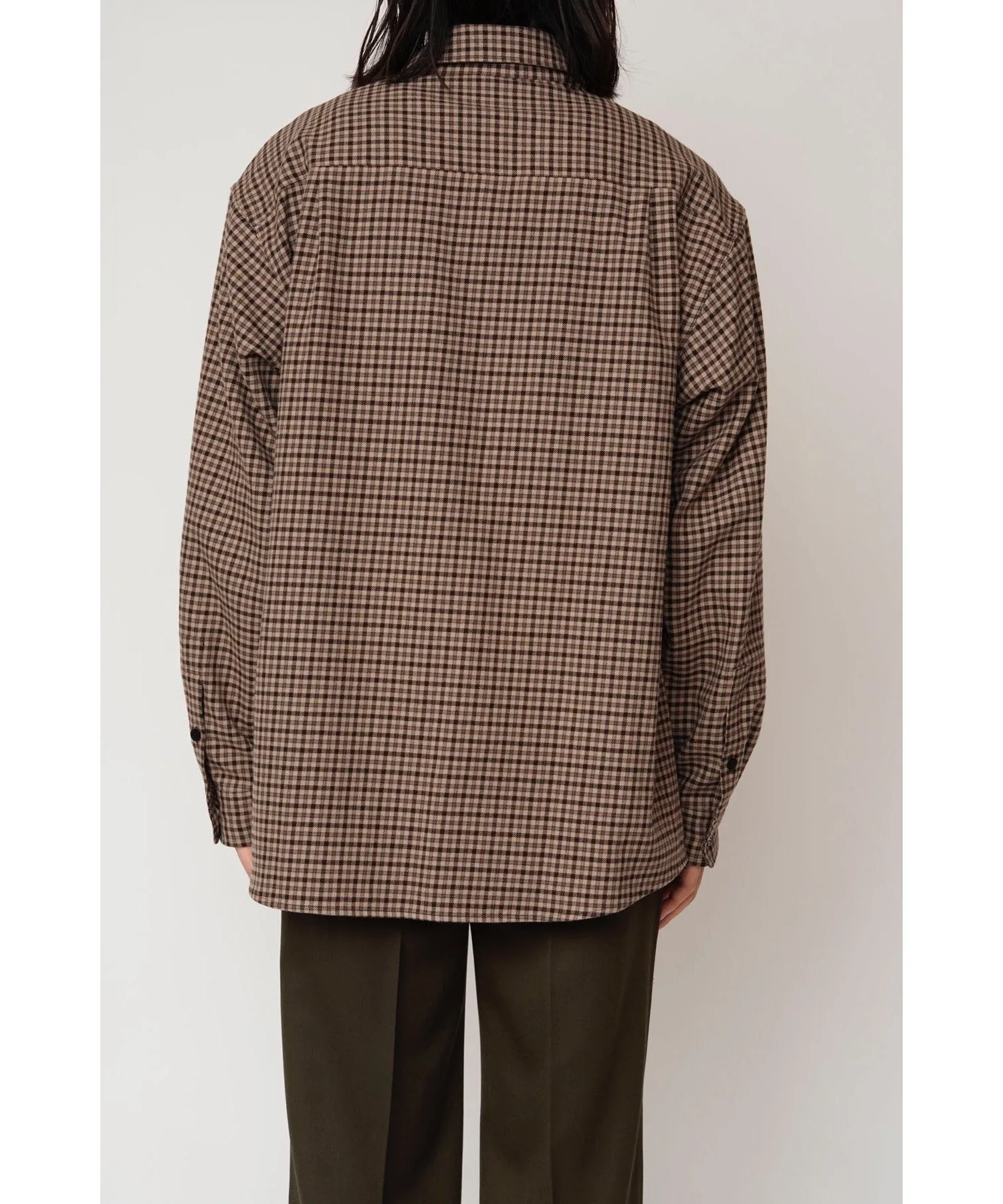 ORIGINAL CHECK L/S WORK SHIRTS "BROWN"