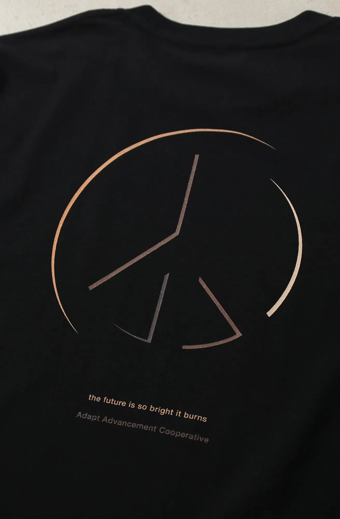 Peace Eclipse (Men's Black A1 Tee)