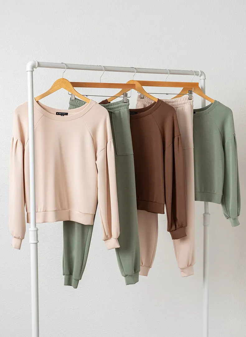 Pleated Pullover