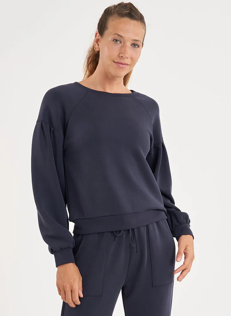 Pleated Pullover