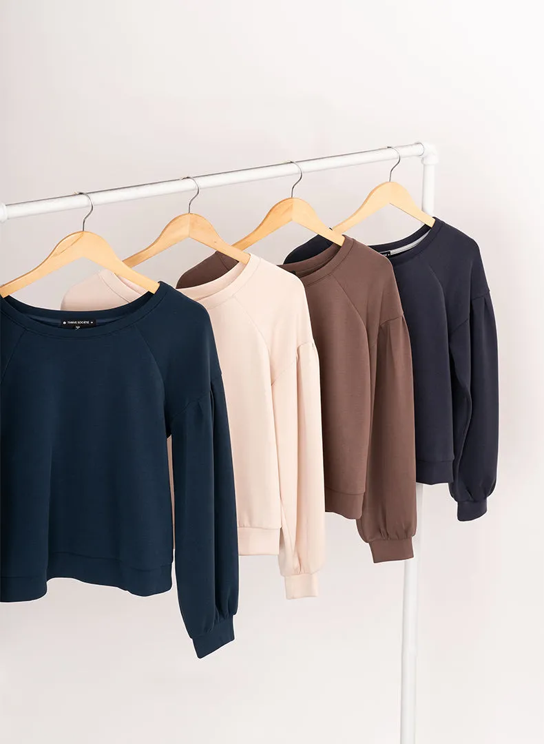 Pleated Pullover