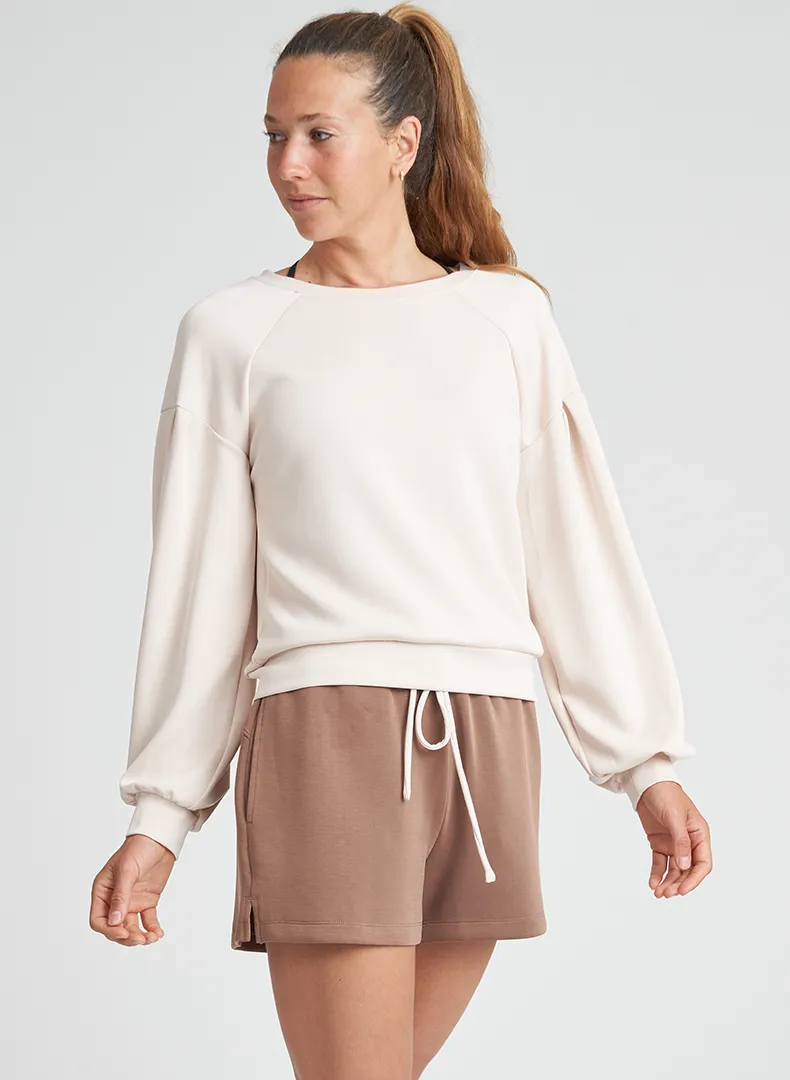 Pleated Pullover