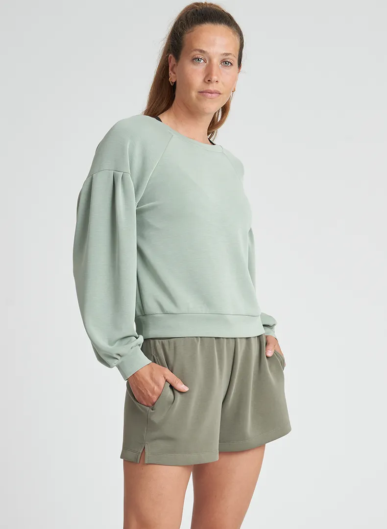 Pleated Pullover