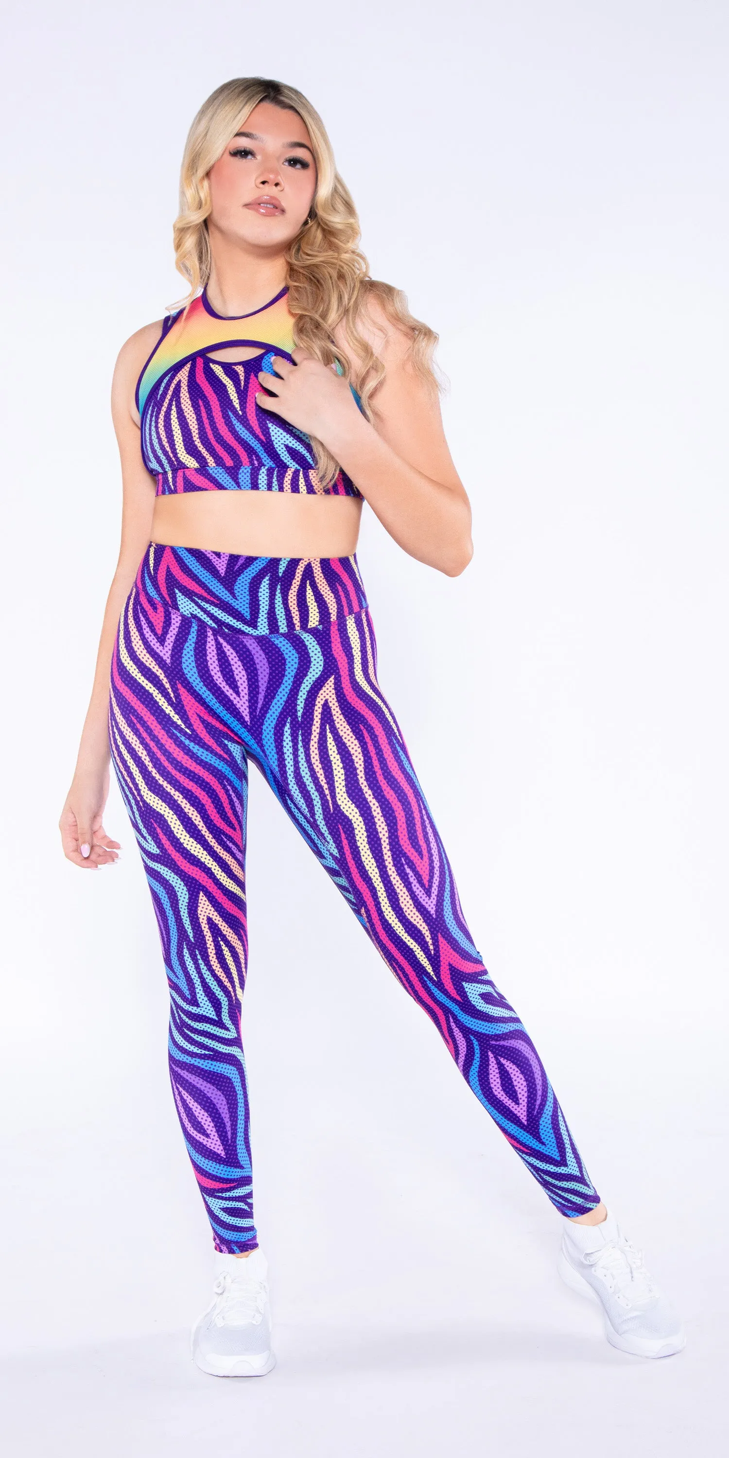 Pop Art Zebra - Contour Legging [Final Sale]