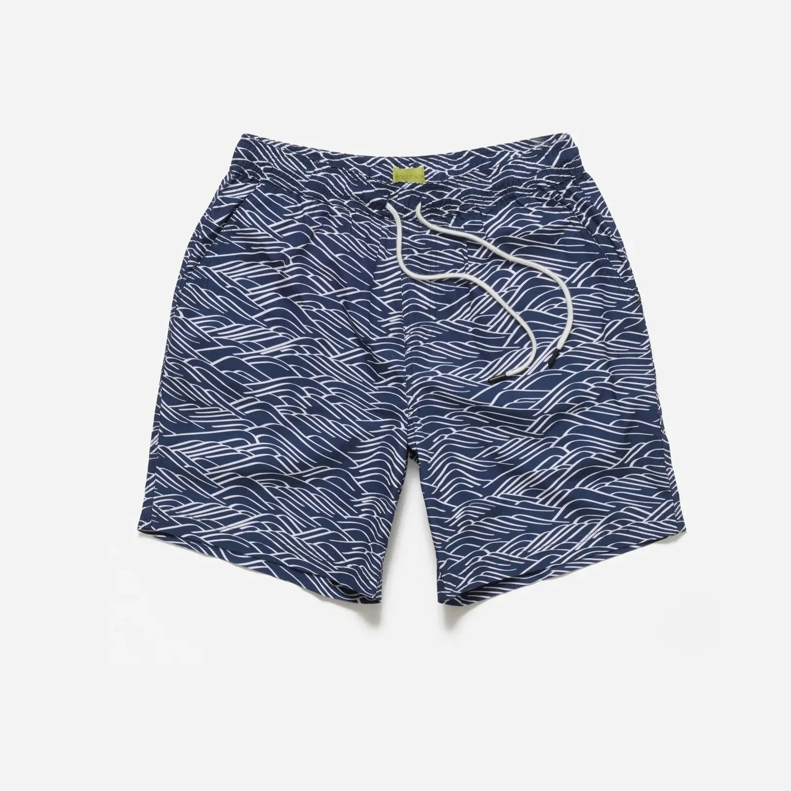 Poplin & Co. Big Waves Print Shorts