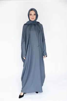 Reeham Blue Abaya