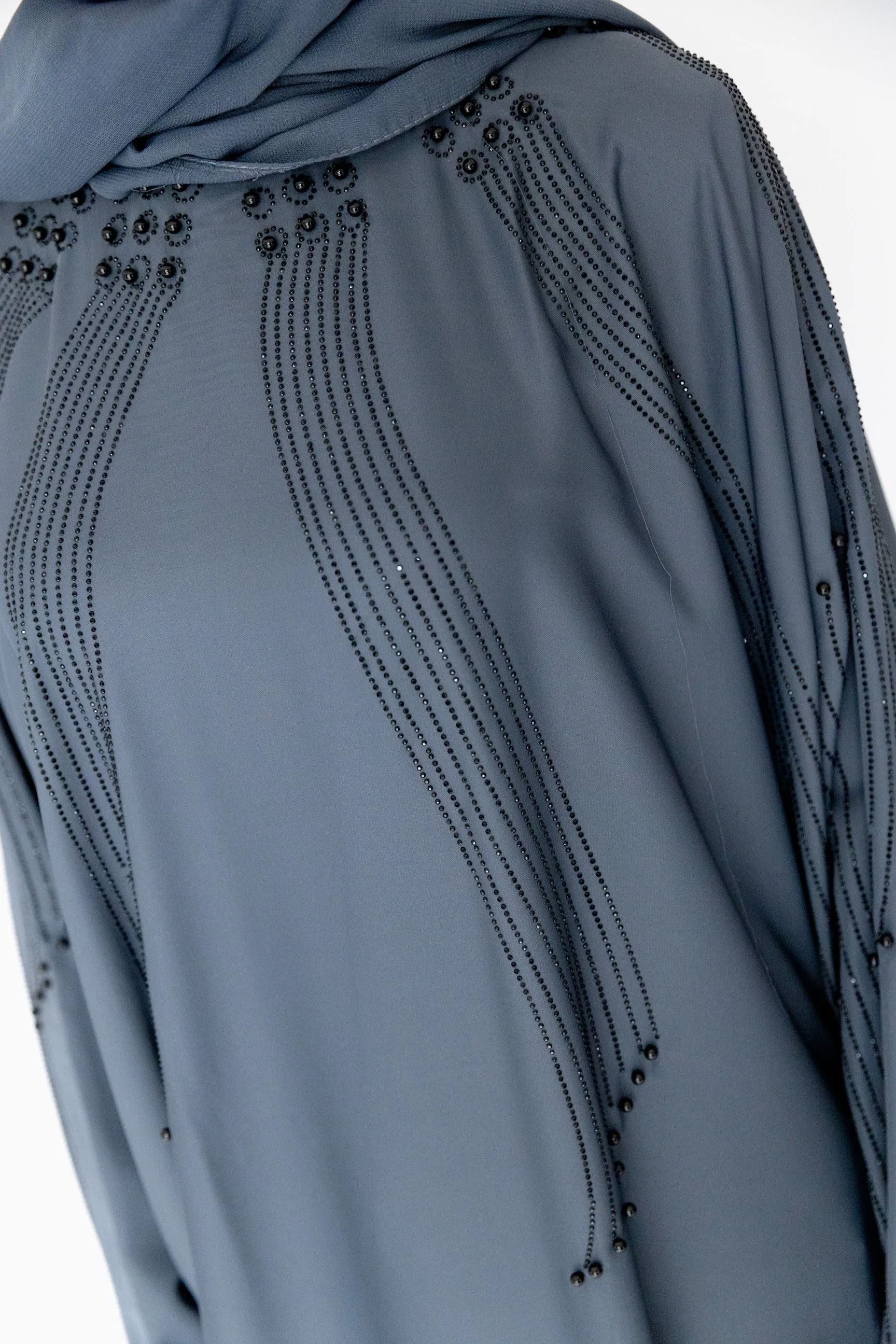 Reeham Blue Abaya