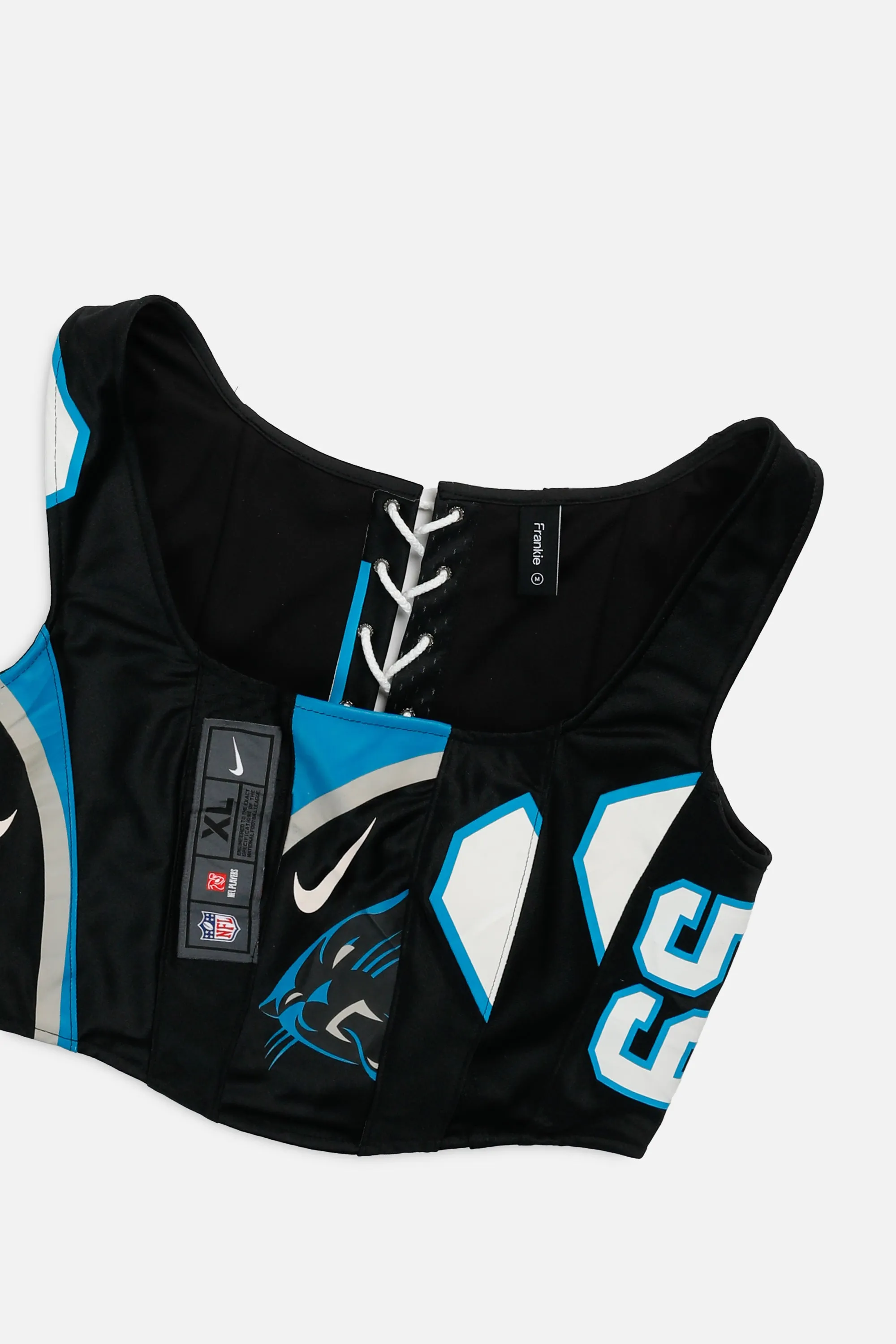 Rework Carolina Panthers NFL Corset - M