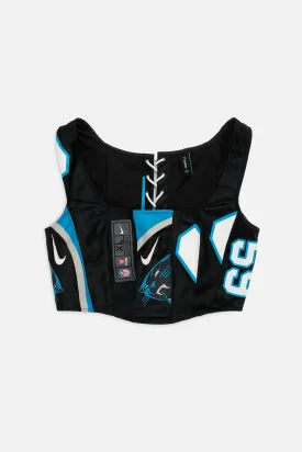 Rework Carolina Panthers NFL Corset - M