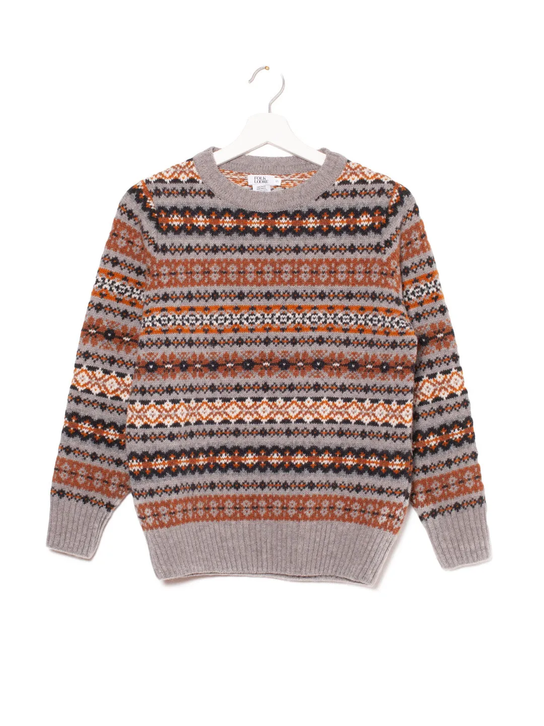 Scottish Fair Isle Fisherman Sweater