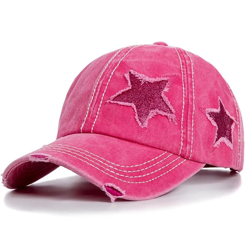 Star Sequins Cap