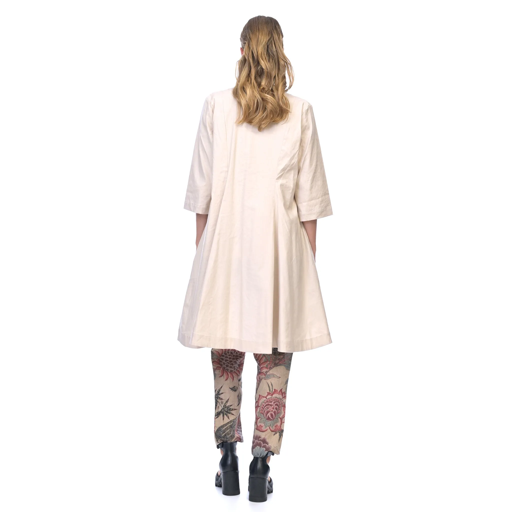 stretch linen giselle coat