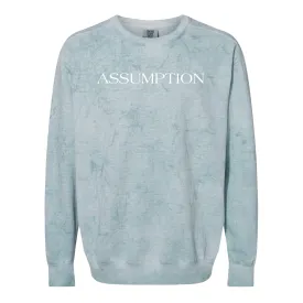 Sweatshirt - Crew Neck - Tie Dye Blue - Assumption