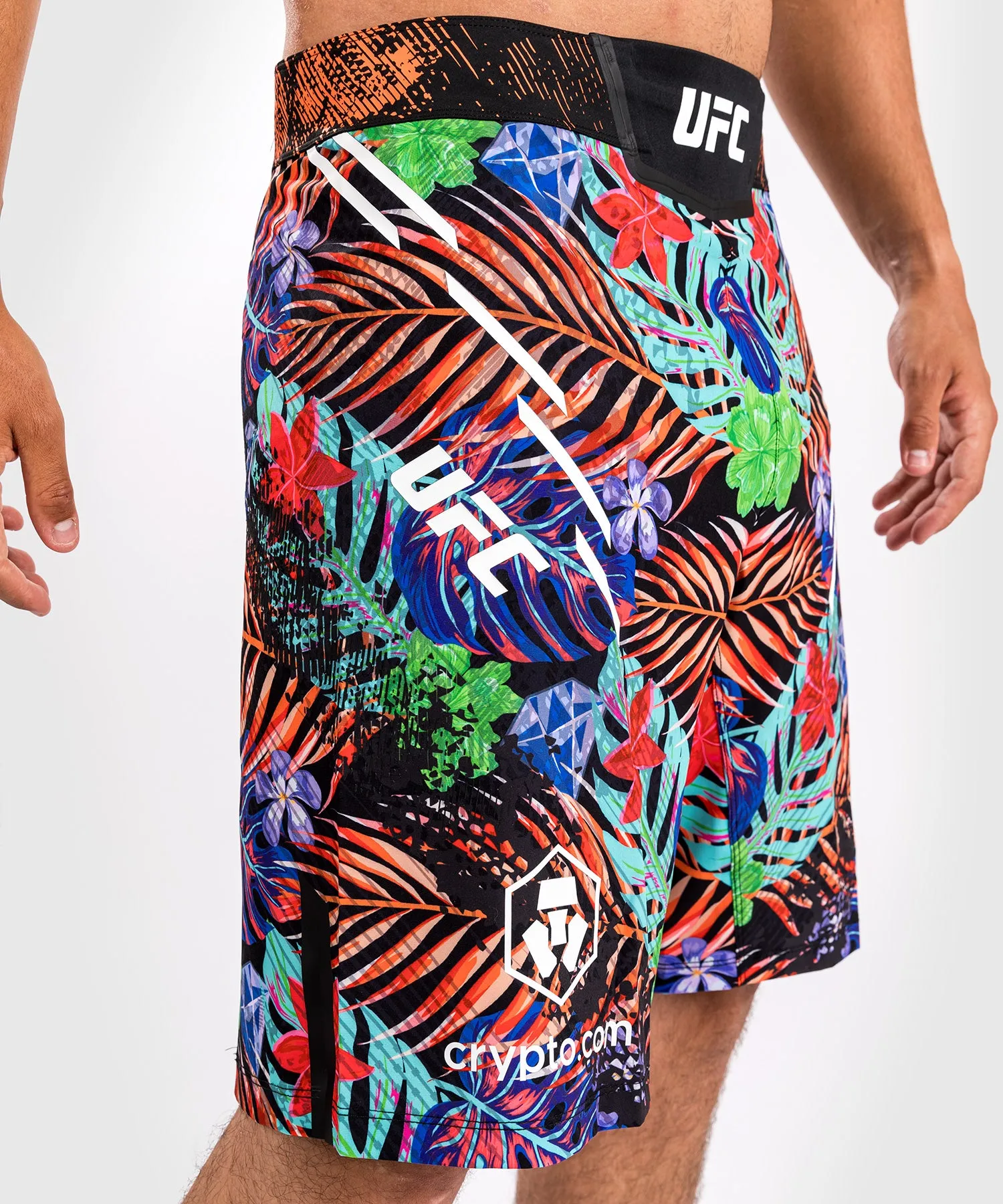 UFC Adrenaline Unrivaled by Venum Dustin Poirier Men’s Fight Short - Long Fit - Multicolor