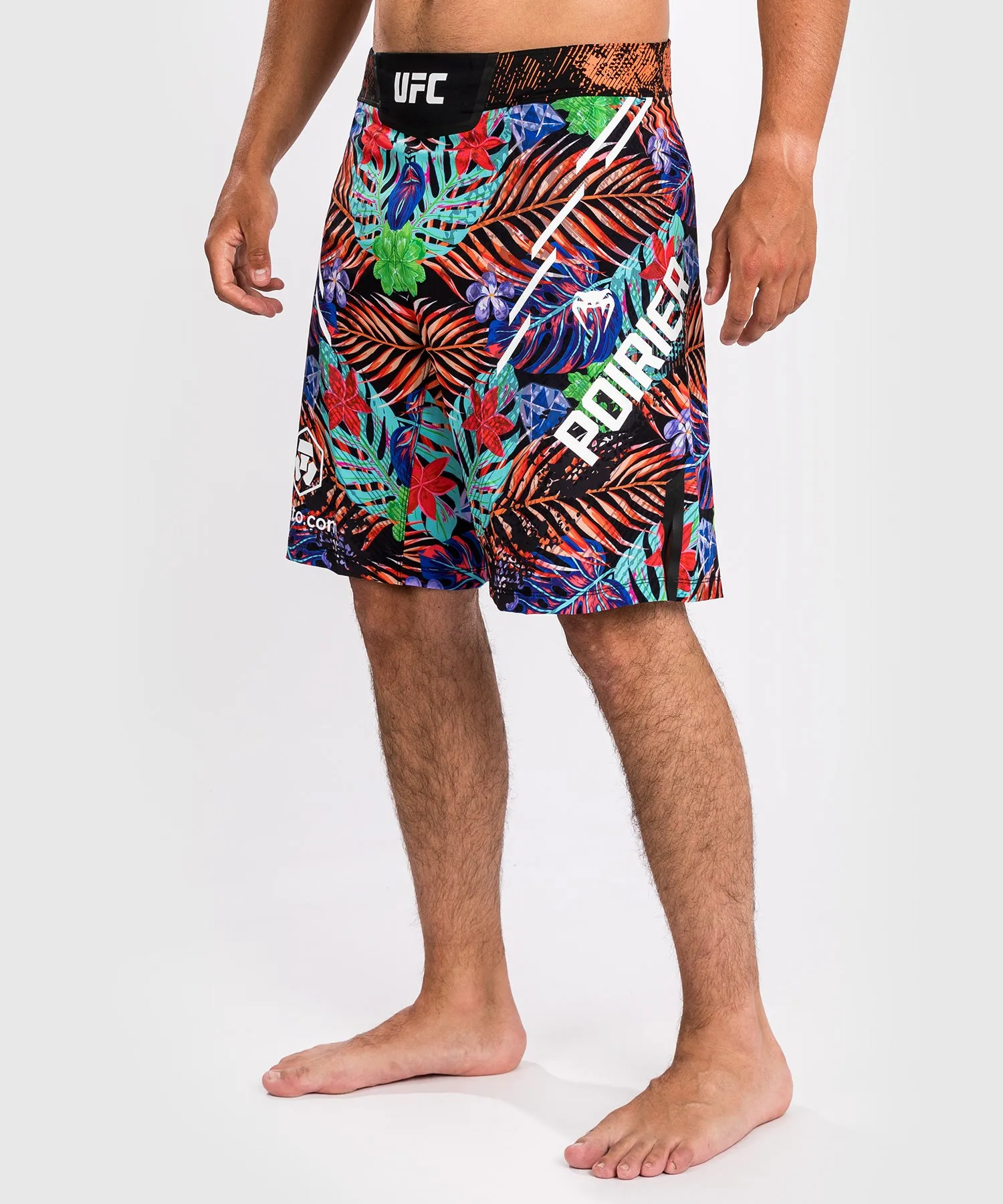 UFC Adrenaline Unrivaled by Venum Dustin Poirier Men’s Fight Short - Long Fit - Multicolor