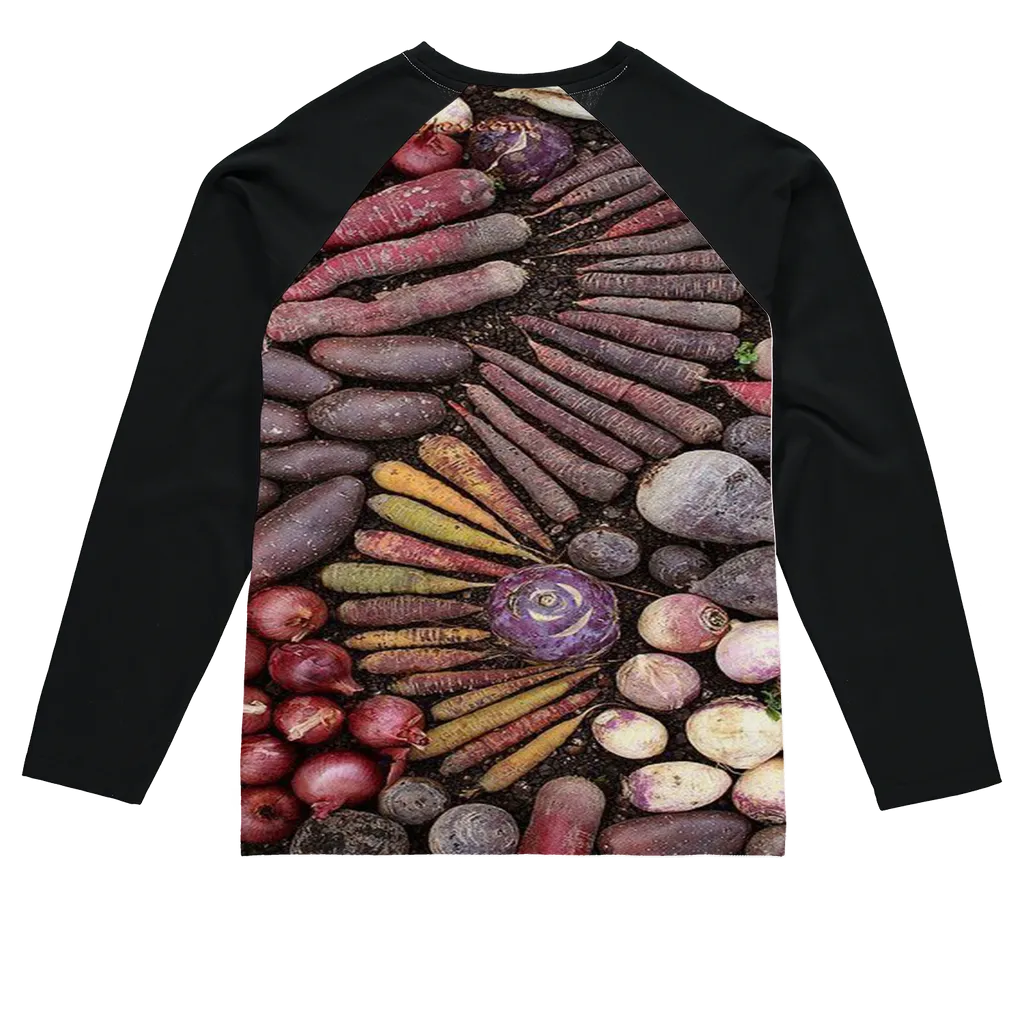 vegetable composition Sublimation Baseball Long Sleeve T-Shirt