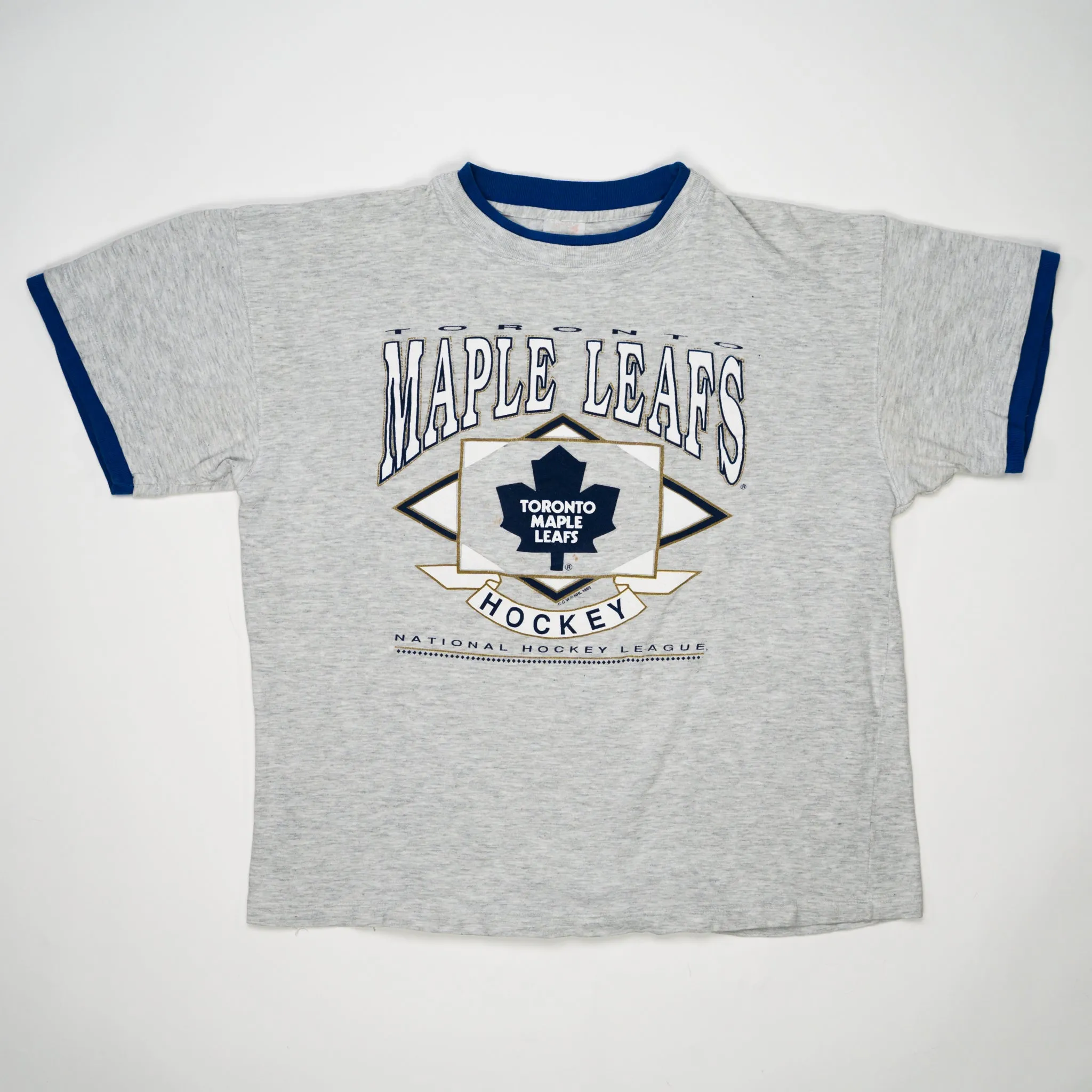 Vintage '93 Toronto Maple Leafs Hockey Tee (L)