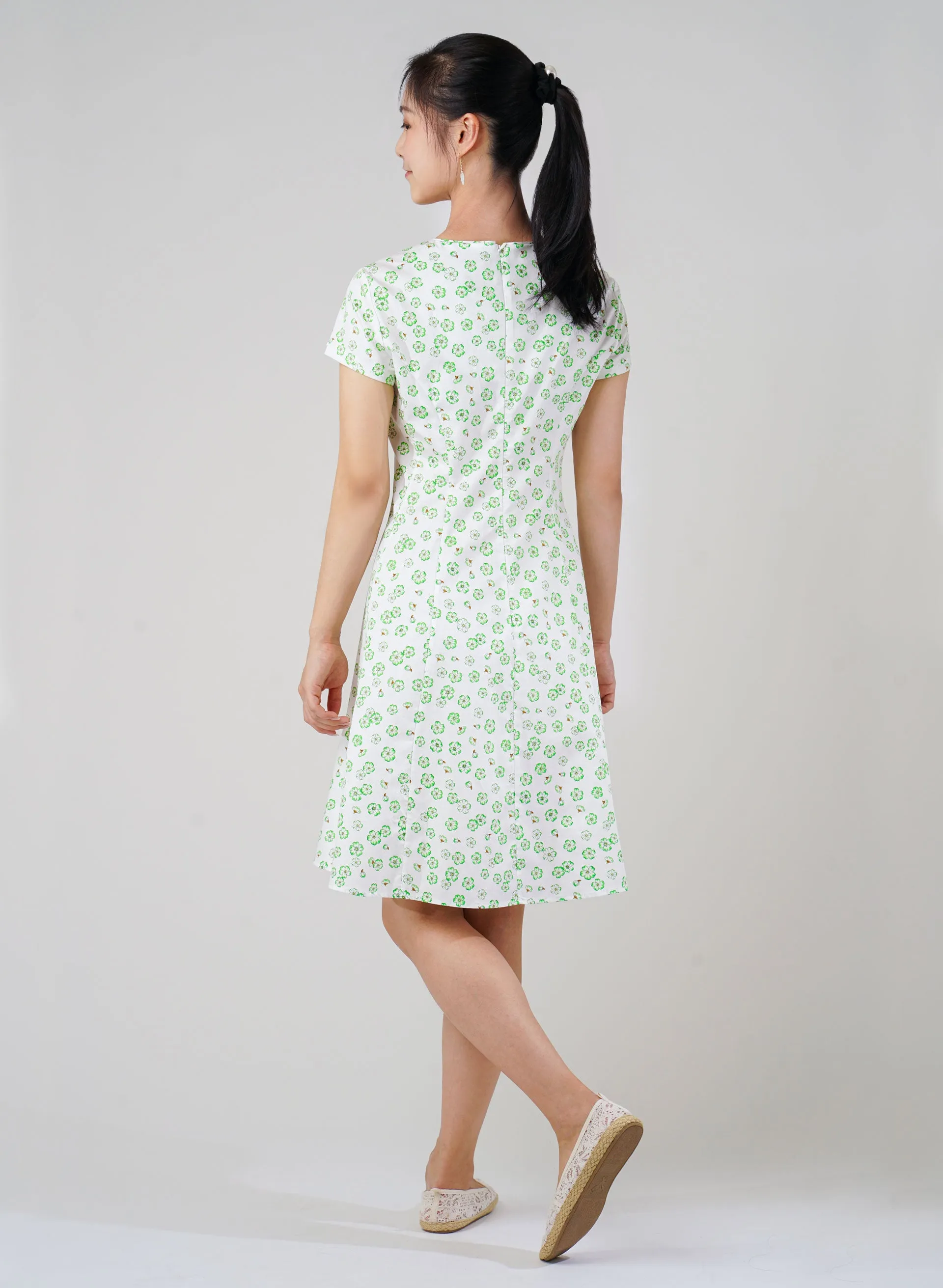 Women's Floral-Print Summer Dress