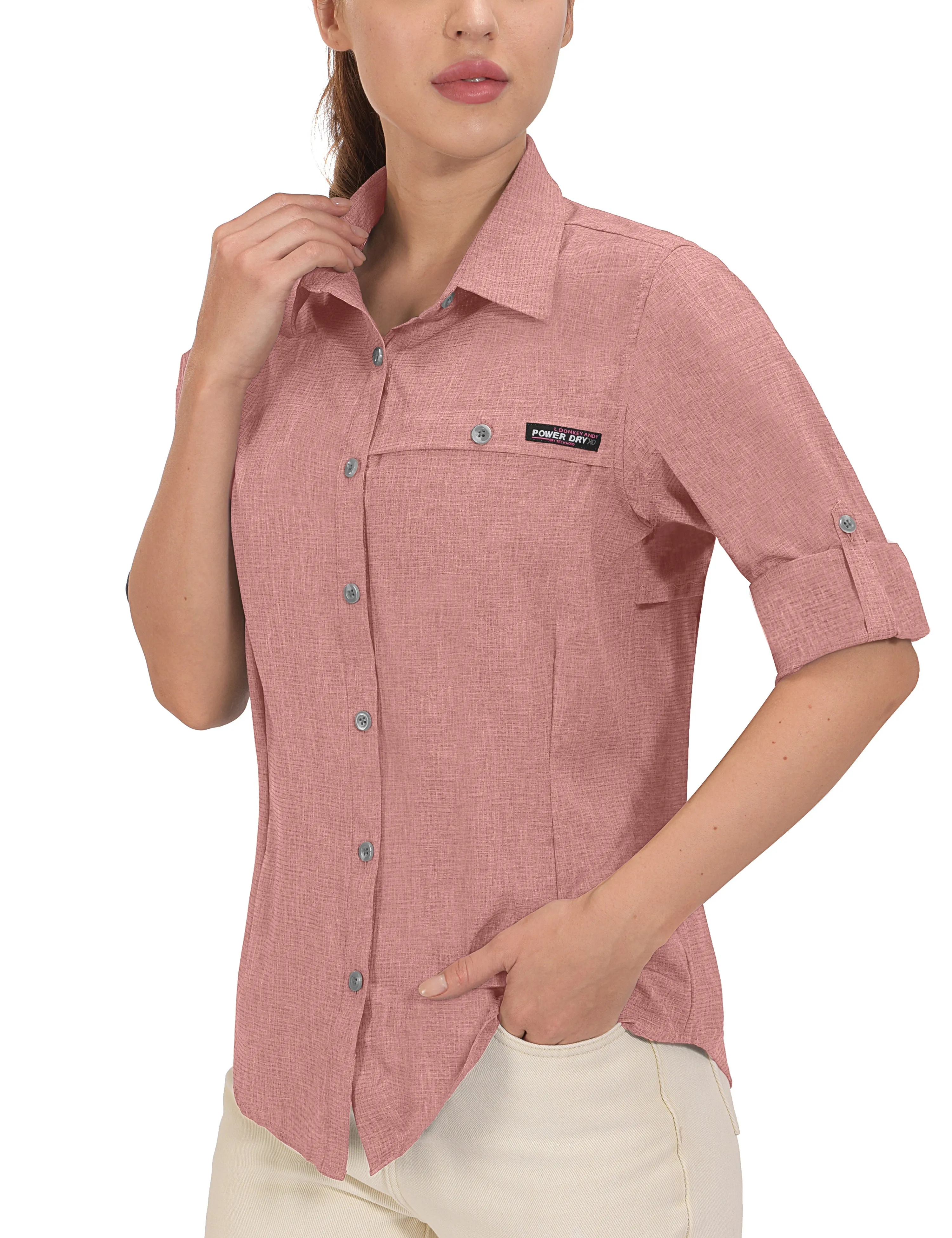 Women's UPF 50  UV Protection Air-Holes Tech Shirt