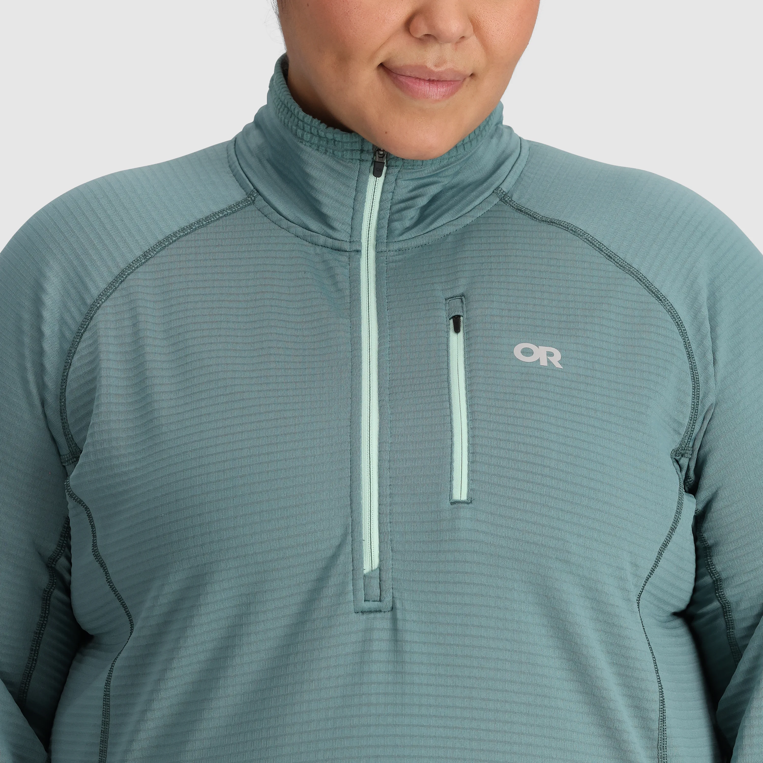 Women's Vigor Grid Fleece Half Zip-Plus