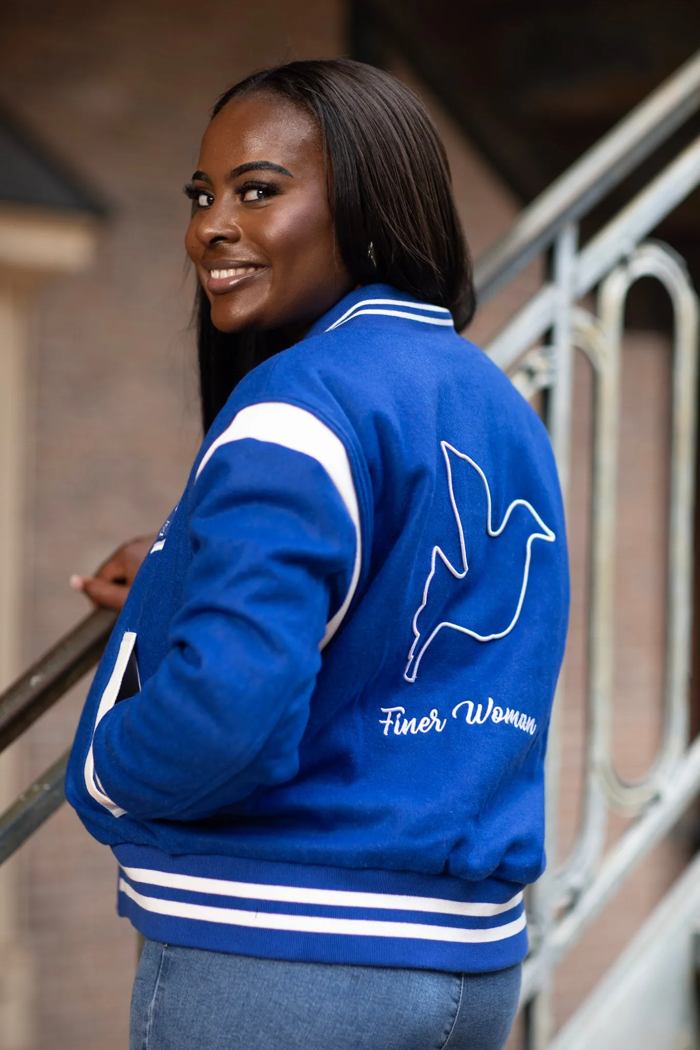 Zeta Retro Varsity Jacket